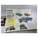 Vintage 1952, 1953, & 1961 Ford Truck Catalog Mailer Brochure Advertisement Lot