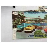 Vintage Chevrolet 1954, 1957, 1964 Car & Truck Catalog Mailer Brochure Advertisement Lot