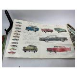 Vintage Chevrolet 1954, 1957, 1964 Car & Truck Catalog Mailer Brochure Advertisement Lot