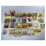 27 Antique Cigar Box Labels Lot 3