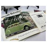 Vintage 1936 Chrysler Airflow, 1949 Lincoln Cosmopolitan, 1965 Plymouth, Willys Station Wagon, & Job Rater for Truck Users Catalog Mailer Brochure Advertising Lot