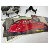 Vintage 1936 Chrysler Airflow, 1949 Lincoln Cosmopolitan, 1965 Plymouth, Willys Station Wagon, & Job Rater for Truck Users Catalog Mailer Brochure Advertising Lot