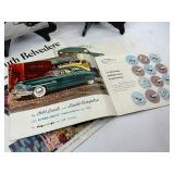 Vintage 1936 Chrysler Airflow, 1949 Lincoln Cosmopolitan, 1965 Plymouth, Willys Station Wagon, & Job Rater for Truck Users Catalog Mailer Brochure Advertising Lot