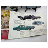 Vintage 1936 Chrysler Airflow, 1949 Lincoln Cosmopolitan, 1965 Plymouth, Willys Station Wagon, & Job Rater for Truck Users Catalog Mailer Brochure Advertising Lot