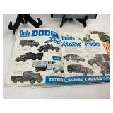 Vintage 1936 Chrysler Airflow, 1949 Lincoln Cosmopolitan, 1965 Plymouth, Willys Station Wagon, & Job Rater for Truck Users Catalog Mailer Brochure Advertising Lot