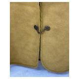 Vintage Gold Grain Belt Suede Vest