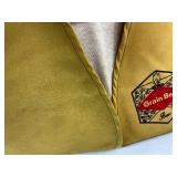 Vintage Gold Grain Belt Suede Vest