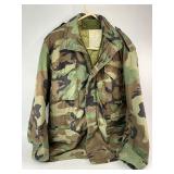 Vintage Army Camouflage Double Lined Heavy Jacket