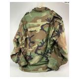 Vintage Army Camouflage Double Lined Heavy Jacket