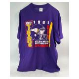 1989 Minnesota Vikings Central Division Champs T-Shirt