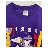 1989 Minnesota Vikings Central Division Champs T-Shirt
