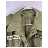 Vintage Army Jacket with Patches