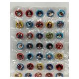 1984 Fun Foods Baseball Buttons Complete 133 Button Pinback Set