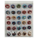 1984 Fun Foods Baseball Buttons Complete 133 Button Pinback Set