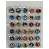 1984 Fun Foods Baseball Buttons Complete 133 Button Pinback Set
