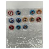 1984 Fun Foods Baseball Buttons Complete 133 Button Pinback Set