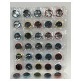 1984 Fun Foods Baseball Buttons Complete 133 Button Pinback Set