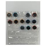 1984 Fun Foods Baseball Buttons Complete 133 Button Pinback Set