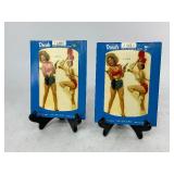 Pair of Vintage Pin-up Girl Decals