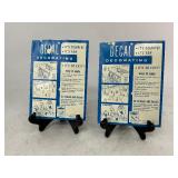 Pair of Vintage Pin-up Girl Decals