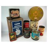 Vintage & Antique Tin Lot