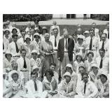 Picture of President Hoover & His Wife with the National 4H Club at the White House June 23rd 1931
