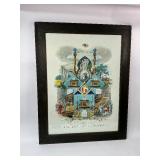 Freemason Masonic Lodge "The Light of Masonry" Framed Print