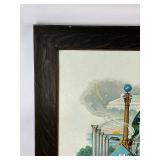 Freemason Masonic Lodge "The Light of Masonry" Framed Print
