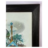 Freemason Masonic Lodge "The Light of Masonry" Framed Print