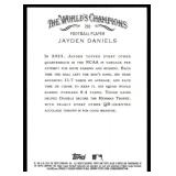 Jayden Daniels RC 2024 Topps Allen & Ginter #293 Washington Commanders  Football Card