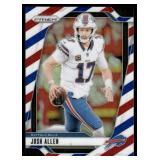 Josh Allen 2024 Panini Prizm Refractor #28 Buffalo Bills  Football Card