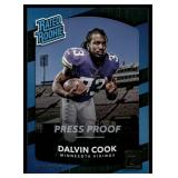 Dalvin Cook RC #089/100 2017 Donruss Press Proof #343 Minnesota Vikings  Football Card