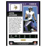 Justin Jefferson Silver 2023 Panini Contenders Season Ticket #67 Minnesota Vikings  Football Card