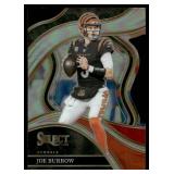 Joe Burrow Club Level 2023 Panini Select and Red Prizms Die Cuts #256 Cincinnati Bengals  Football Card