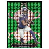 Justin Jefferson 2024 Panini Mosaic Green #143 Minnesota Vikings  Football Card