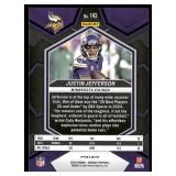 Justin Jefferson 2024 Panini Mosaic Green #143 Minnesota Vikings  Football Card
