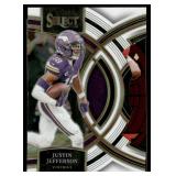 Justin Jefferson Die Cuthbert 2024 Select Panini Prizm #175 Minnesota Vikings  Football Card