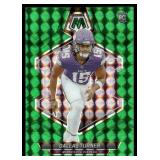 Dallas Turner RC 2024 Panini Mosaic Green #317 Minnesota Vikings  Football Card