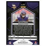 Dallas Turner RC 2024 Panini Mosaic Green #317 Minnesota Vikings  Football Card