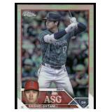 Shohei Ohtani Refractor 2023 Topps Chrome Update 2023 All-Star Game #ASGC-6 Los Angeles Angels  Baseball Card
