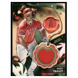 Mike Trout 2024 Topps Holiday Relics #RC-MT Los Angeles Angels  Baseball Card
