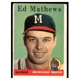 Ed Mathews 1958 Topps #440 Milwaukee Braves  Baseball Card