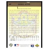 Derek Jeter RC 1993 Upper Deck #449 New York Yankees  Baseball Card