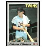 Harmon Killebrew 1970 Topps #150 Minnesota Twins  Baseball Card