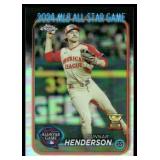 Gunnar Henderson Rookie Cup Refractor 2024 Topps Chrome Update 2024 All Star Game #ASGC-5 Baltimore Orioles  Baseball Card