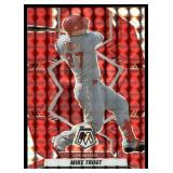 Mike Trout Color Match 2022 Panini Mosaic Red Prizm #98 Los Angeles Angels  Baseball Card