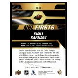Kirill Kaprizov 2020 Upper Deck NHL Firsts Achievement #NF-28 Minnesota Wild  Hockey Card