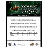 Brock Faber 2023 Upper Deck 2008-09 Retro #T-31 Minnesota Wild  Hockey Card