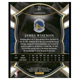James Wiseman RC 2020 Panini Select 3 Color Shimmer Prizm #62 Golden State Warriors  Basketball Card