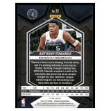 Anthony Edwards Color Match 2023 Panini Mosaic Reactive Blue #33 Minnesota Timberwolves  Basketball Card